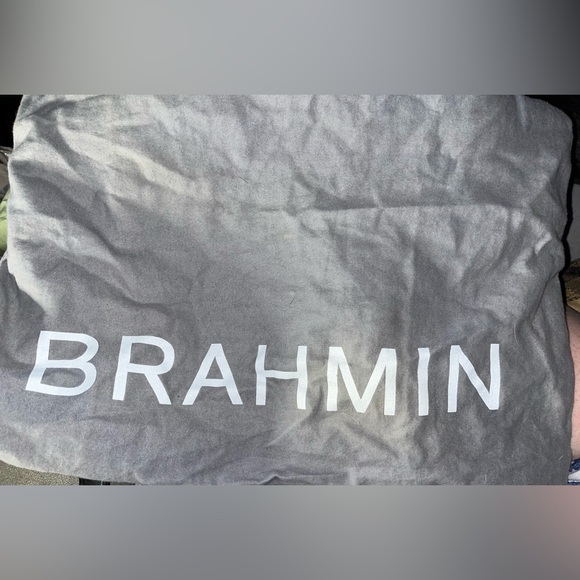 Brahmin EUC Croc-Embossed Leather Tote With Dust Bag - Picture 7 of 7